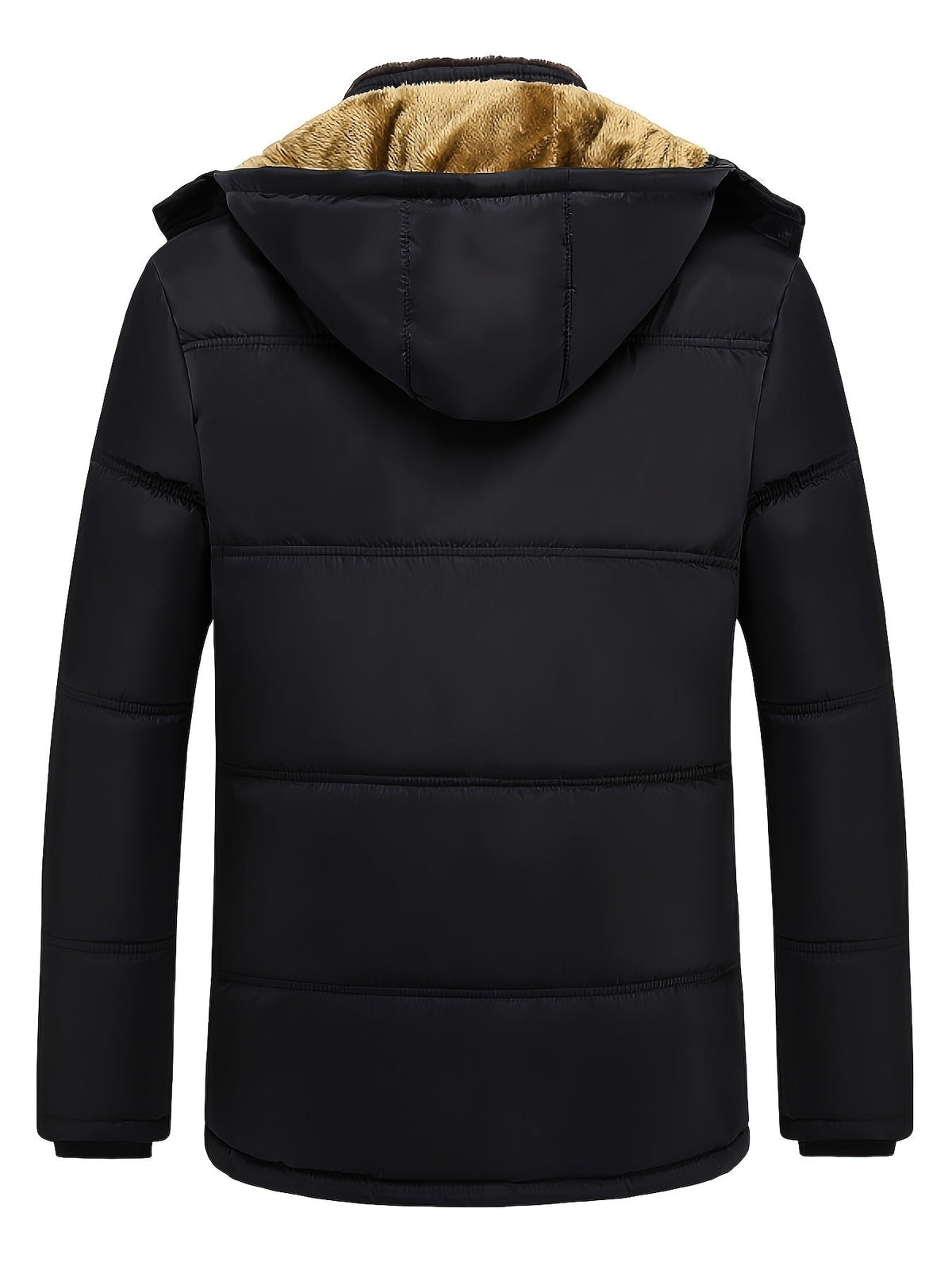 Women's Insulated Zip-Up Winter Coat with Warm Hood