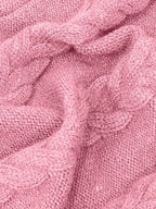 Women's Oversized Cable Knit Turtleneck Sweater