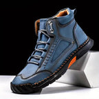 Men's Hand Stitched Ankle High Lace Up Outdoor Boots