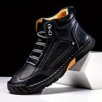 Men's Hand Stitched Ankle High Lace Up Outdoor Boots