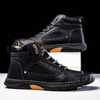 Men's Hand Stitched Ankle High Lace Up Outdoor Boots