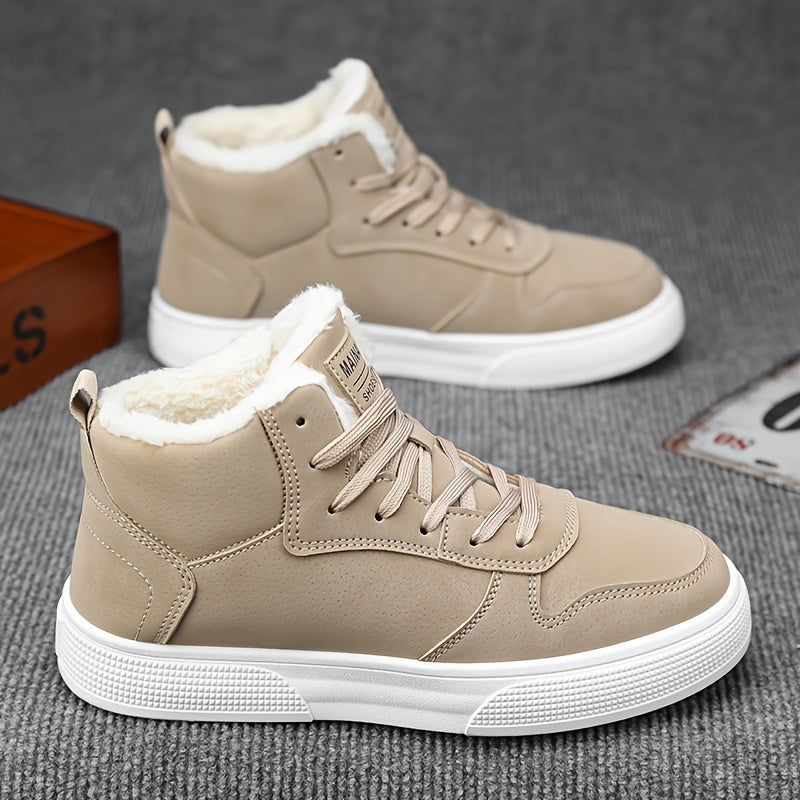 Women's Fleece-Lined Winter Lace-Up High-Tops