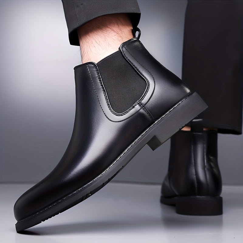 Women's Dark Brown Everyday Chelsea Boots with Flexible Sides