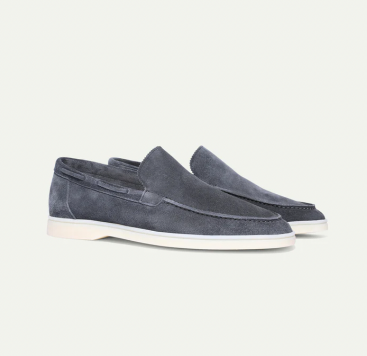 Men's Suede Slip On Loafers Smart Casual Driving Shoes