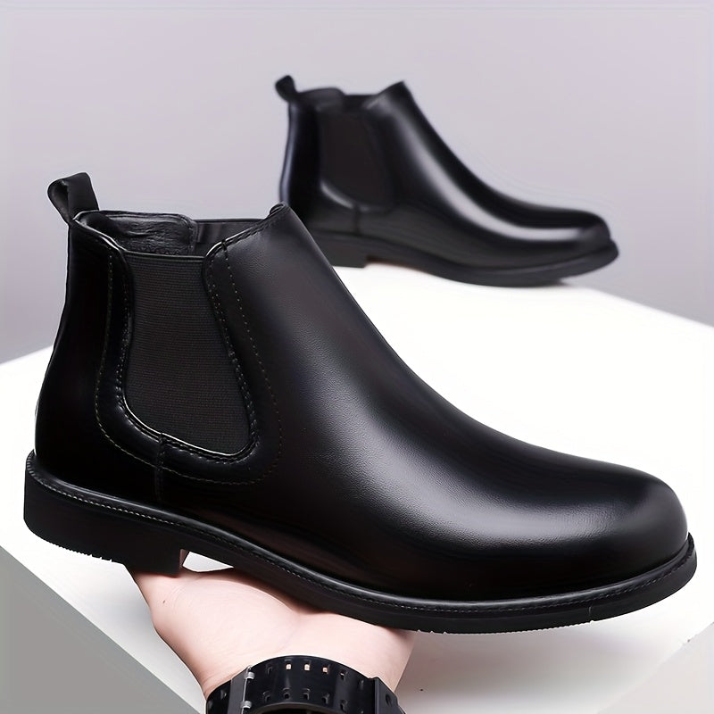 Women's Dark Brown Everyday Chelsea Boots with Flexible Sides