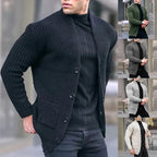 Men's Relaxed Fit Knit Cardigan with Pockets Lightweight Urban