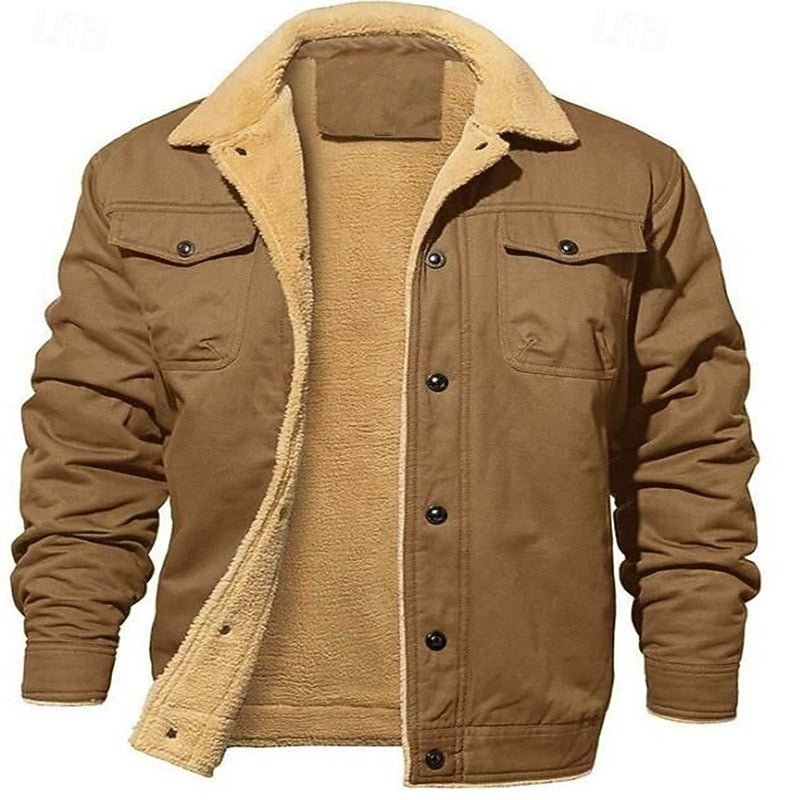 Women's Relaxed-Fit Sherpa Trucker Jacket