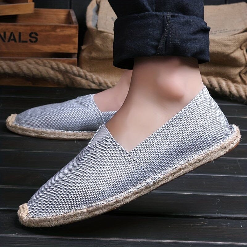 Men's Lightweight Espadrilles Breathable Slip On Shoes for Summer