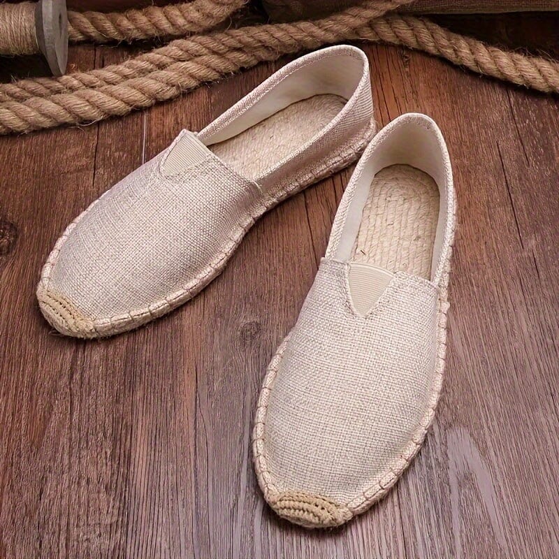 Men's Lightweight Espadrilles Breathable Slip On Shoes for Summer