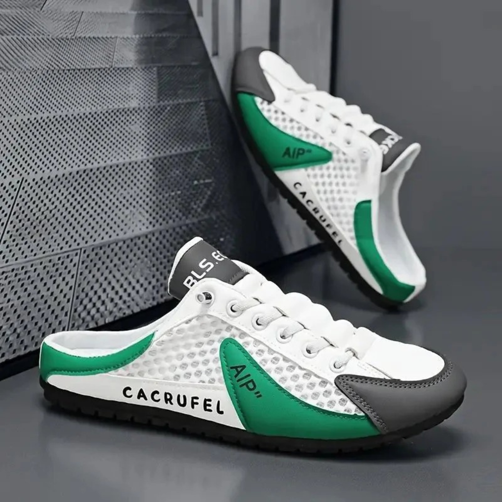 Men's Breathable Slip On Mule Sneakers Lightweight Casual Shoes