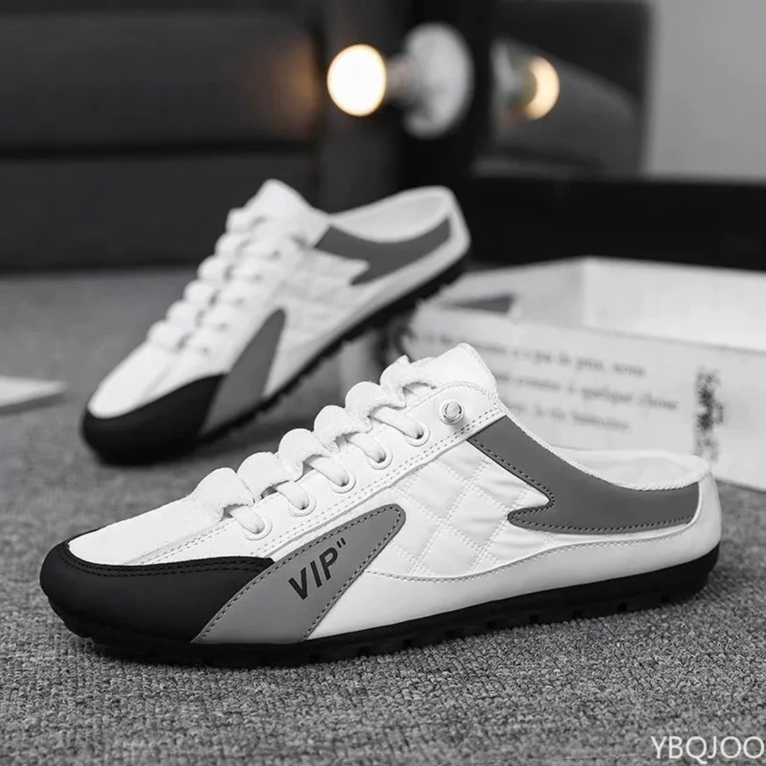 Men's Breathable Slip On Mule Sneakers Lightweight Casual Shoes