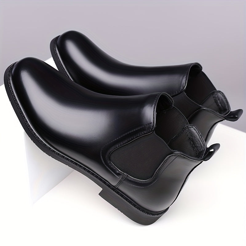 Women's Dark Brown Everyday Chelsea Boots with Flexible Sides