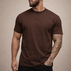 Men's Slim Fit Crew Neck Essential Cotton T Shirt