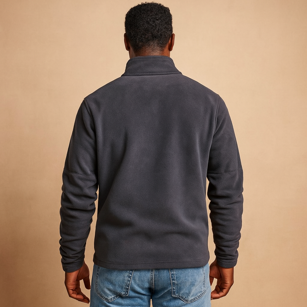 Men's Relaxed-Fit Fleece Half-Zip Top for Outdoor Layering