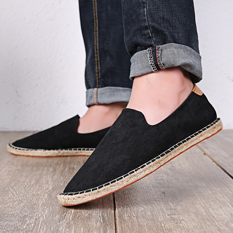 Men's Canvas Slip On Espadrille Summer Loafers