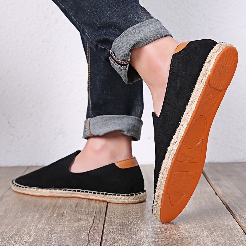 Men's Canvas Slip On Espadrille Summer Loafers