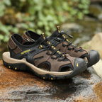 Men's Closed Toe Hiking Sandals Adjustable Trail Comfort