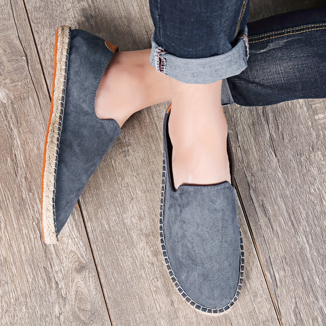 Men's Canvas Slip On Espadrille Summer Loafers