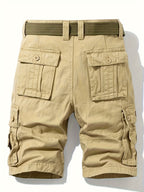 Men's Utility Cargo Shorts Multi Pocket Outdoor Summer Fit