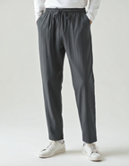 Men's Relaxed Linen Drawstring Trousers Everyday Comfort Pants