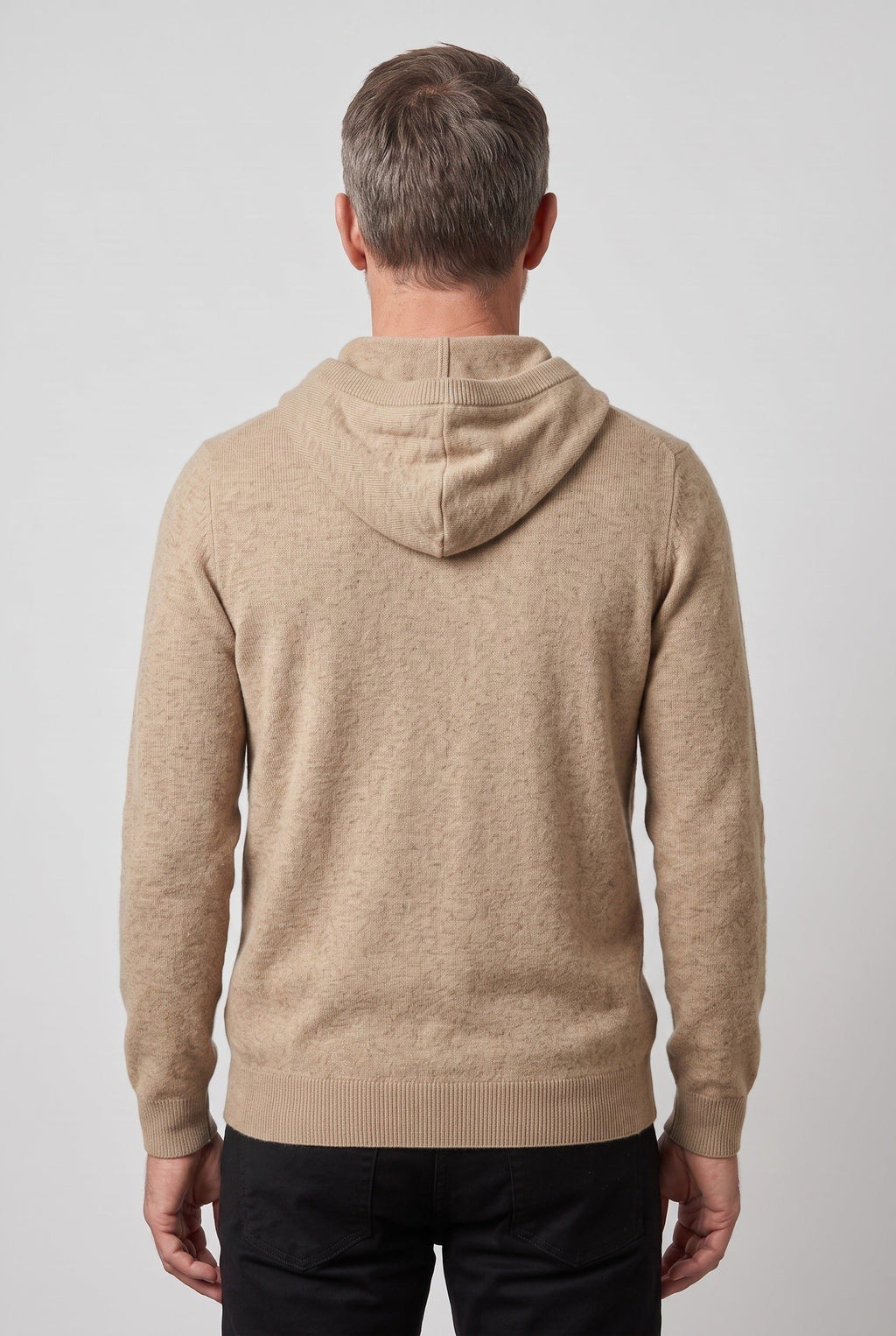 Men's Lightweight Knit Hoodie Sweater