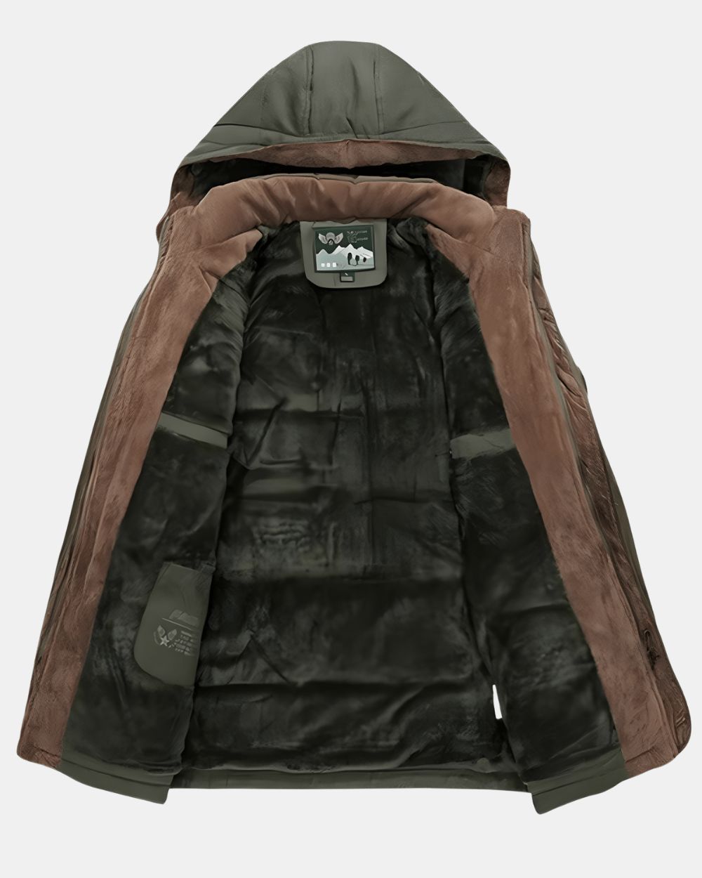 Men's Hooded Winter Jacket Insulated Cold Weather Coat