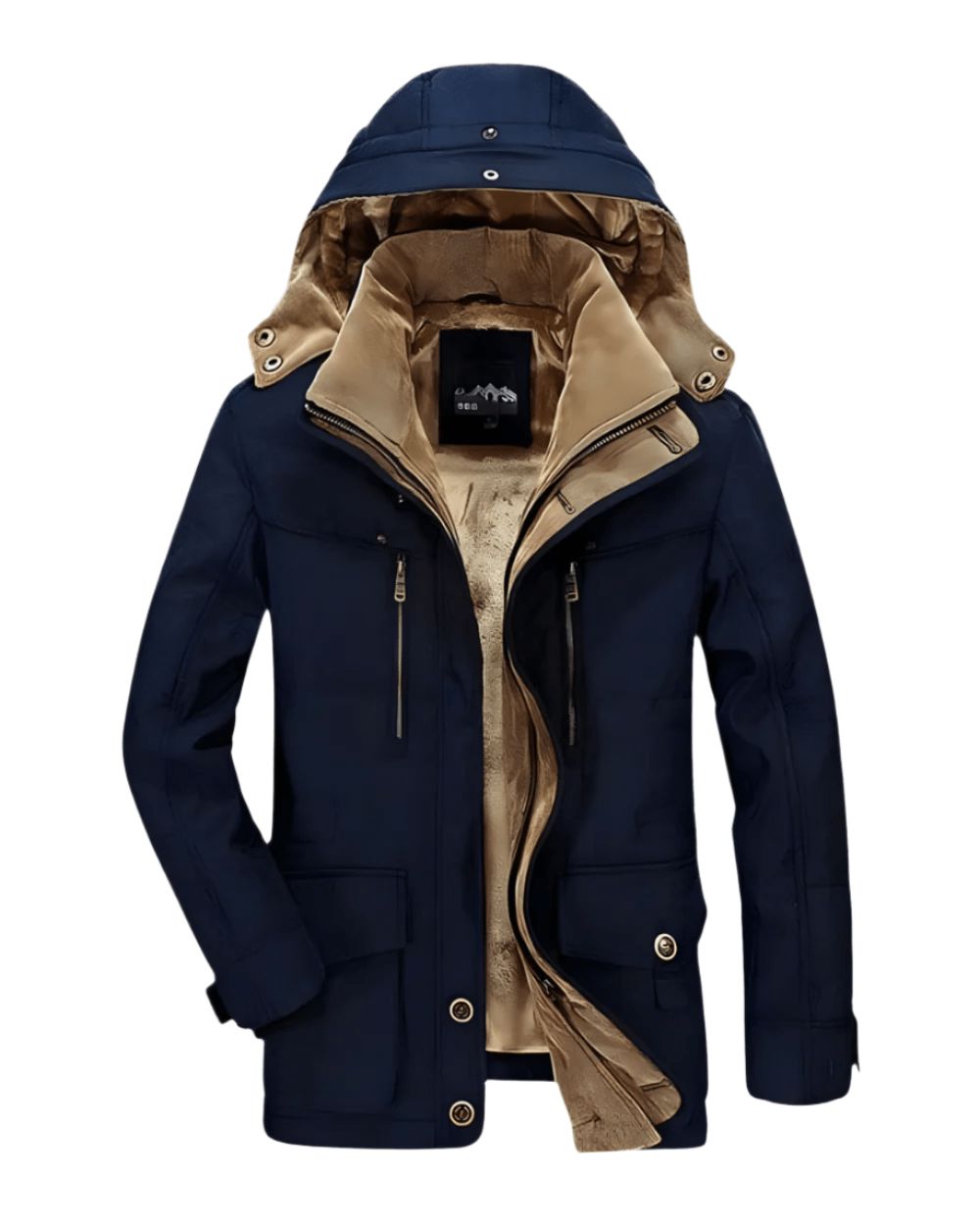 Men's Hooded Winter Jacket Insulated Cold Weather Coat