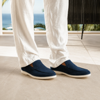 Men's Suede Style Slip On Loafers Minimalist Smart Casual