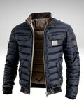 Men's Quilted City Jacket Lightweight Warm Layer for Smart