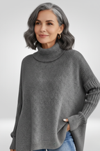 Women's Oversized Turtleneck Sweater
