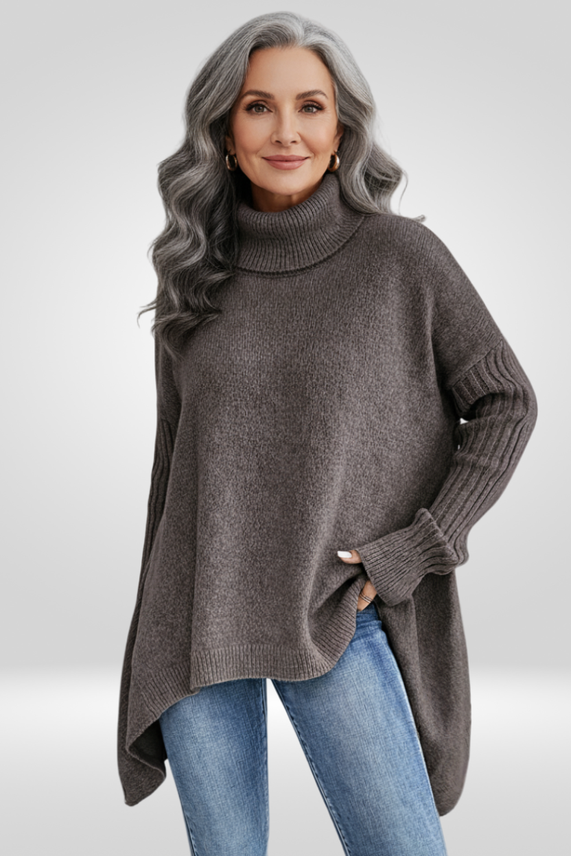 Women's Oversized Turtleneck Sweater
