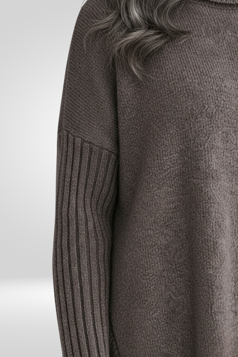 Women's Oversized Turtleneck Sweater
