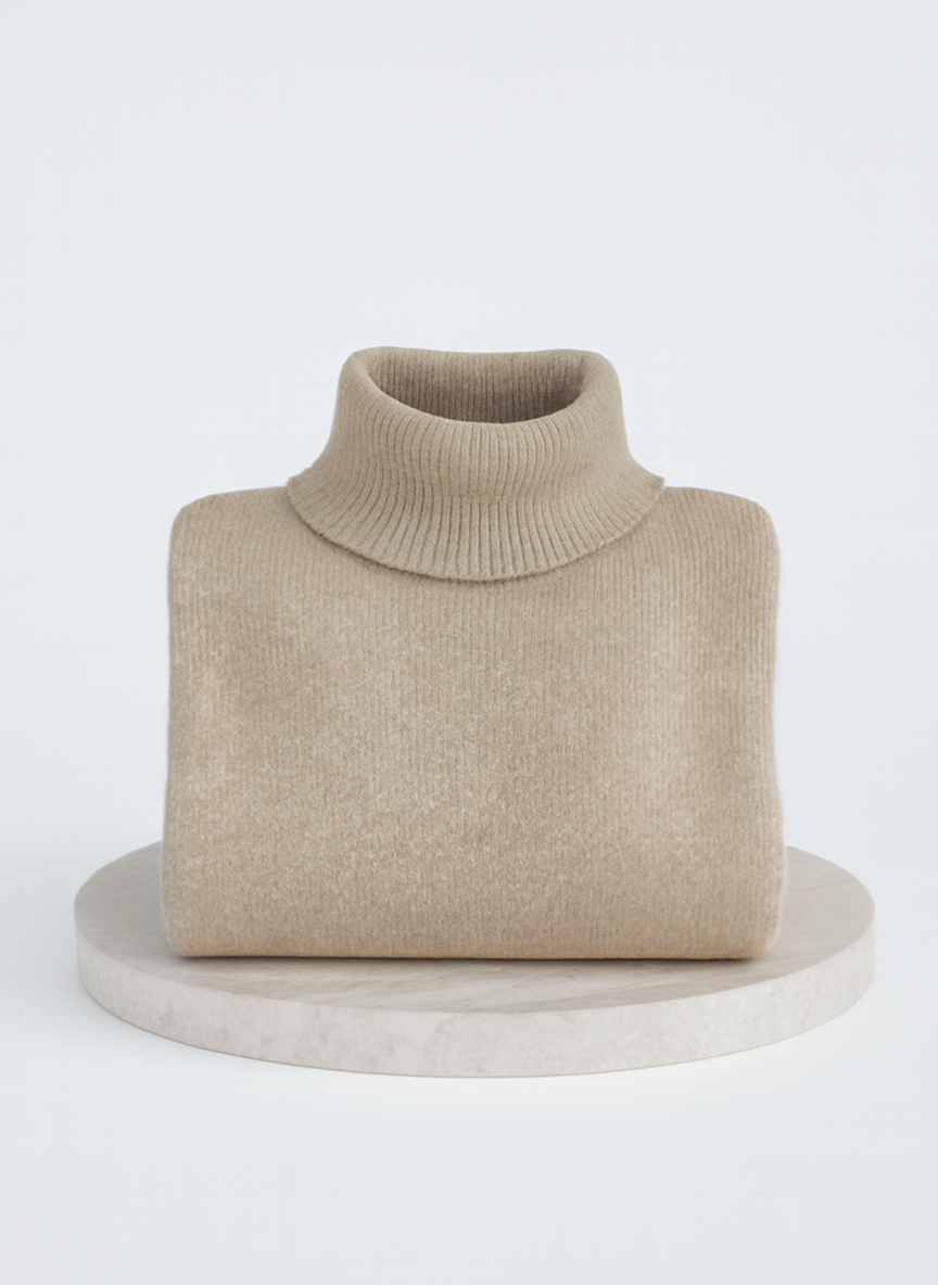 Women's Oversized Turtleneck Sweater
