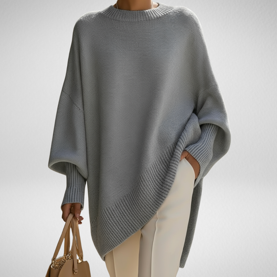 Women's Oversized Batwing Knit Sweater