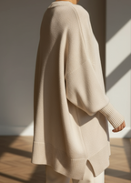 Women's Oversized Batwing Knit Sweater