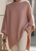 Women's Oversized Batwing Knit Sweater