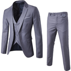 Men's Tailored Three Piece Suit Classic Formalwear for Weddings
