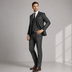 Men's Tailored Three Piece Suit Classic Formalwear for Weddings