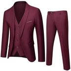 Men's Tailored Three Piece Suit Classic Formalwear for Weddings