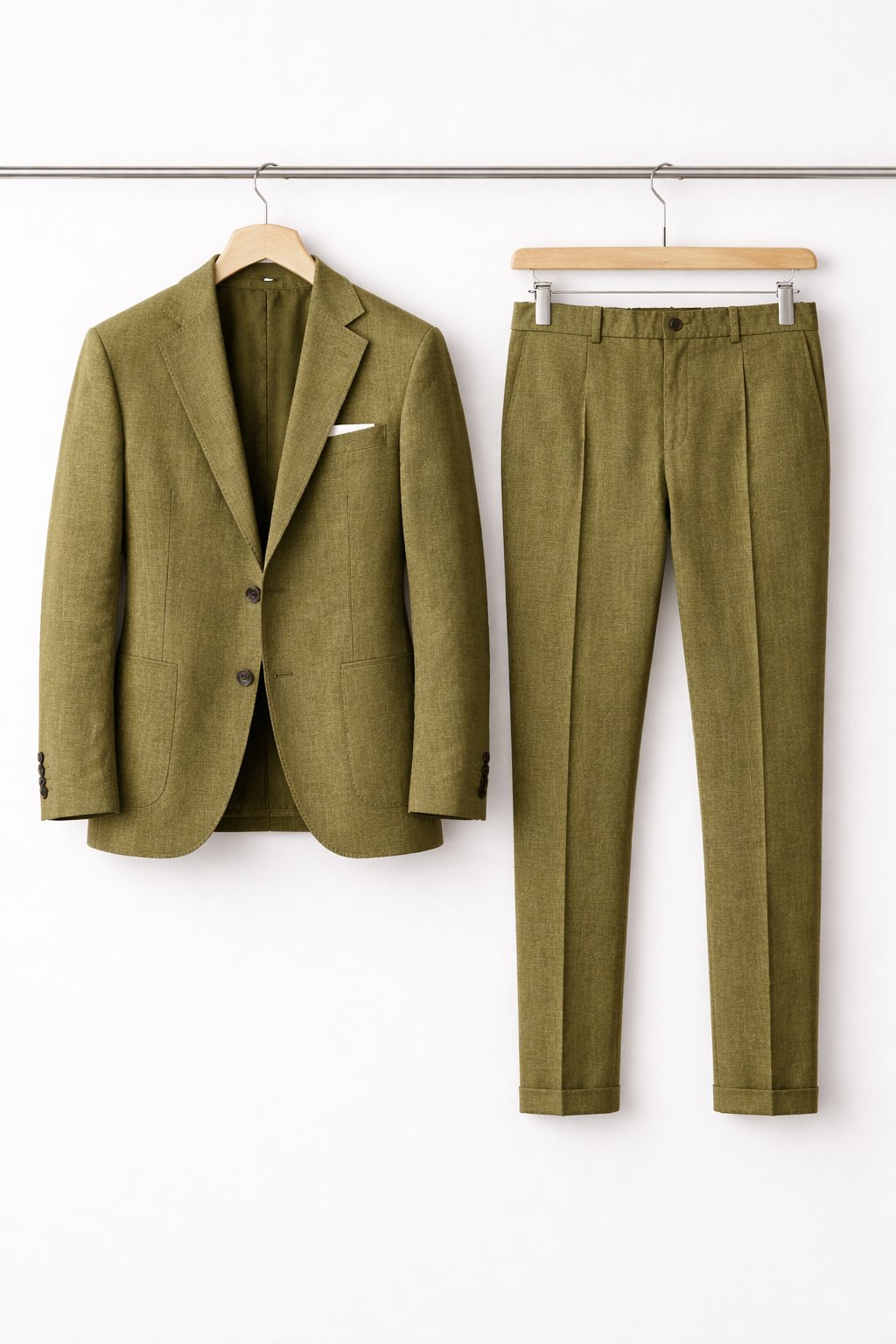 Men's Durable Nylon Business Suit Slim Fit Two Weddings
