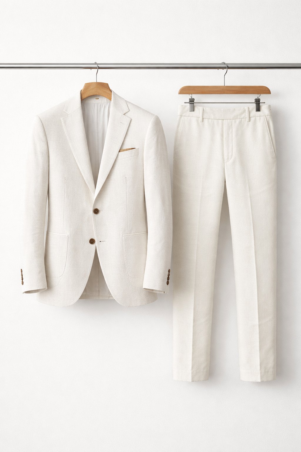 Men's Durable Nylon Business Suit Slim Fit Two Weddings