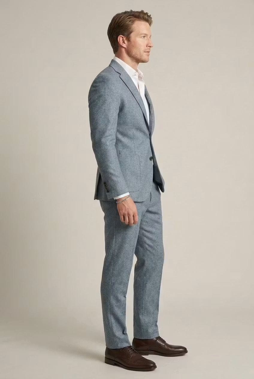 Men's Durable Nylon Business Suit Slim Fit Two Weddings