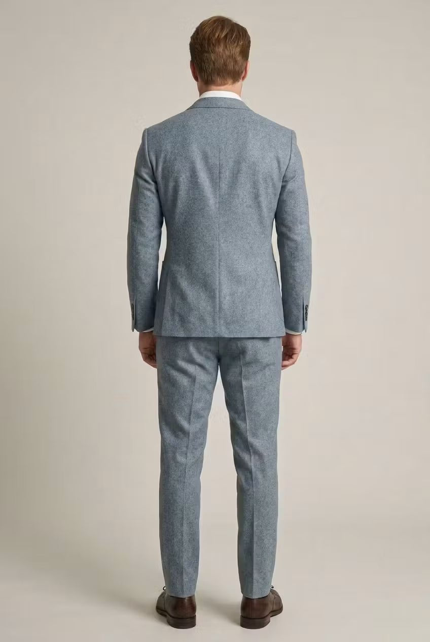 Men's Durable Nylon Business Suit Slim Fit Two Weddings