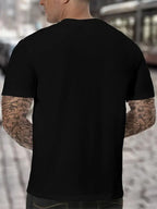 Men's High Neck T Shirt Soft Comfortable Long Sleeve