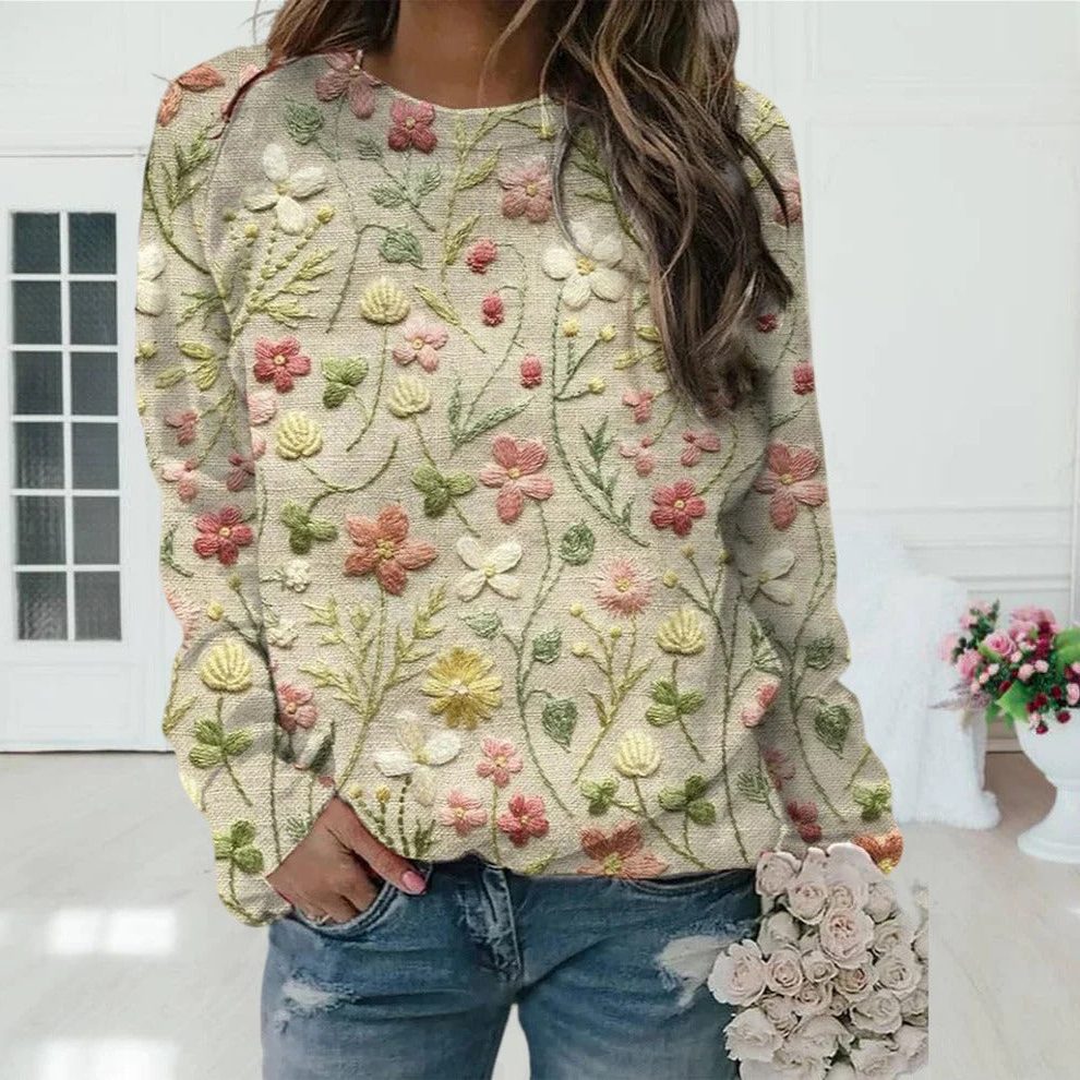 Women's Bright Stripe Relaxed Knit Pullover - Light Yellow