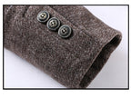 Men's Wool Overcoat Elegant Classic Tailored Smart Formal Long