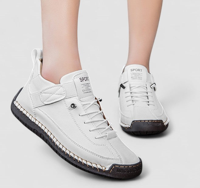 Women's Streamlined Soft-Step Everyday Walking Sneakers - White