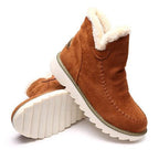 Women's Faux Fur Trim Suede Winter Boot