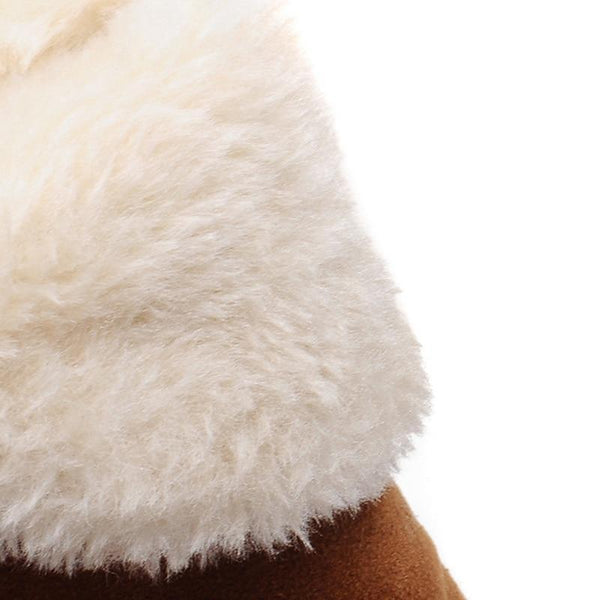 Women's Faux Fur Trim Suede Winter Boot