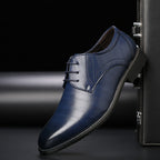 Men's Polished Brogue Lace Up Formal Office Shoes